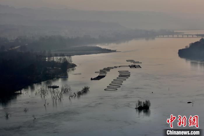 圖為冷水魚養(yǎng)殖?！±钣穹?攝