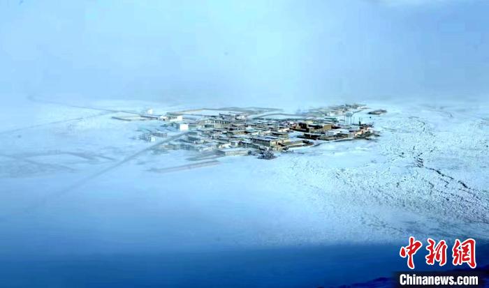 圖為普瑪江塘鄉(xiāng)冬季村景。　浪卡子縣網(wǎng)信辦供圖