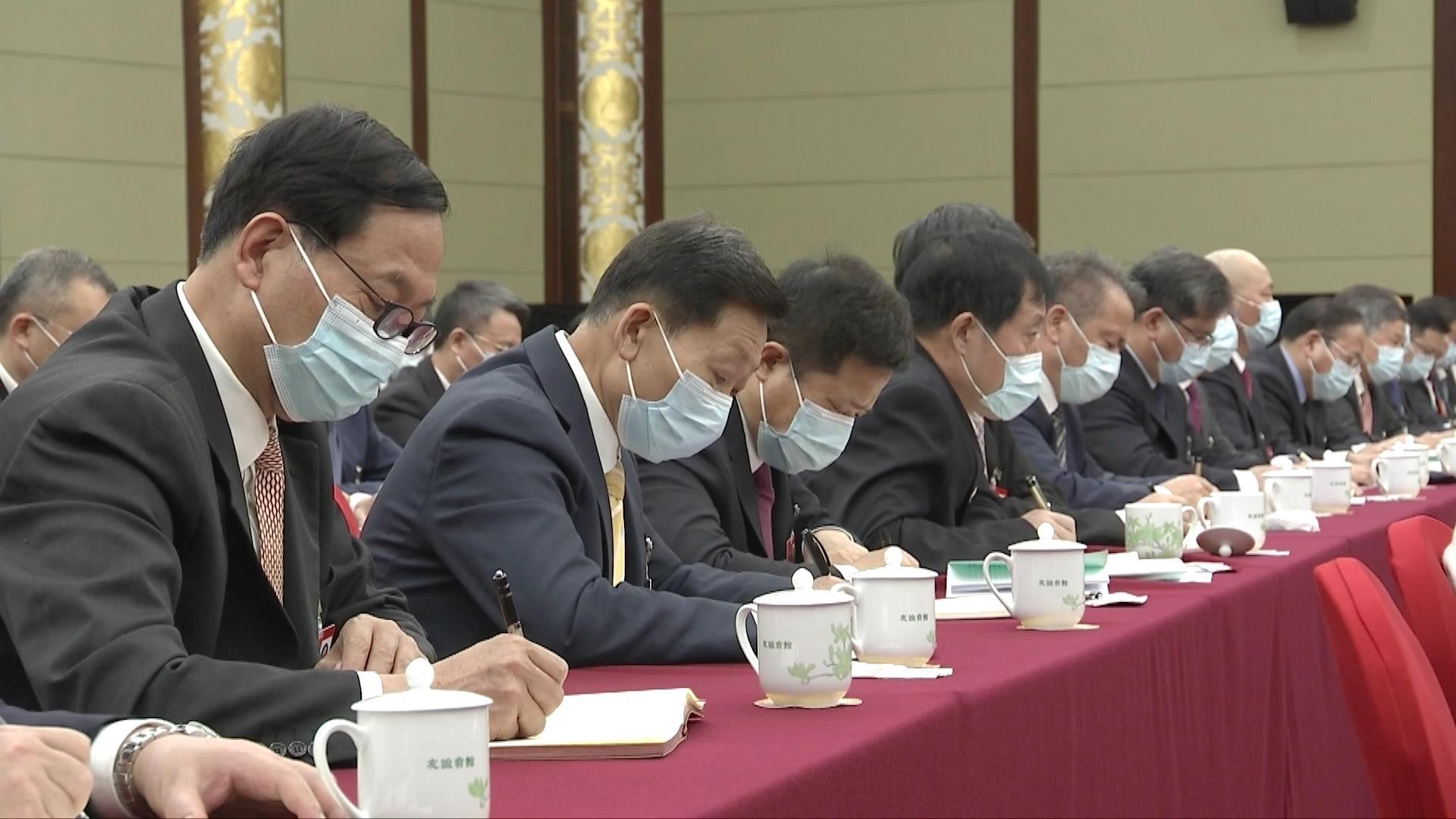 聯(lián)組會現(xiàn)場。（總臺央視記者李輝拍攝）